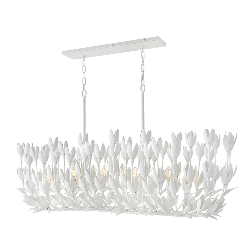 Hinkley Lighting Flora 10 Light Chandelier, Textured Plaster