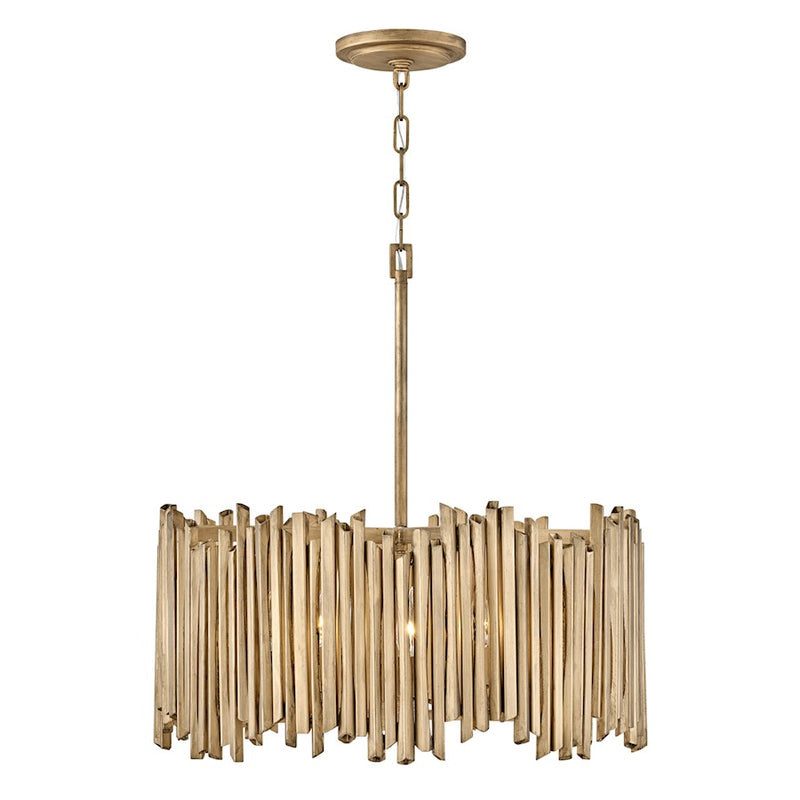 Hinkley Lighting Roca Indoor Medium Convertible Pendant, Gold