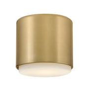 Hinkley Lighting Cedric 1Lt 5" Flush Mount, Lacquered Brass - 30070LCB