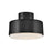 Hinkley Lighting Cedric 2 Light Small Semi-Flush Mount, Black - 30072BK