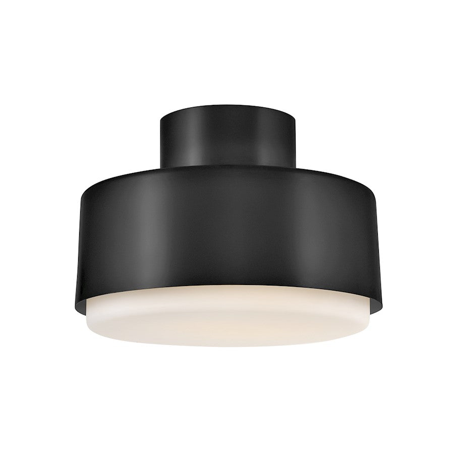 Hinkley Lighting Cedric 2 Light Small Semi-Flush Mount, Black - 30072BK