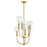 Hinkley Lighting Alchemy 6 Light Pendant, Lacquered Brass/Clear - 30525LCB