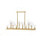 Hinkley Lighting Alchemy Chandelier, Lacquered Brass