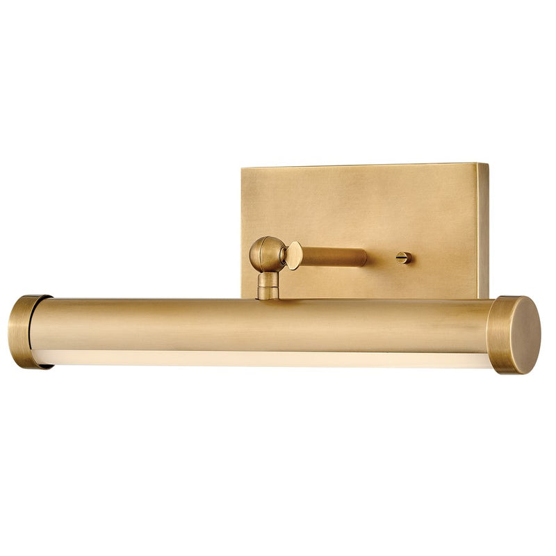 Hinkley Regis 14in 1-Light Wall Sconce | Transitional Heritage Brass Steel and Acrylic Lens | Living Room & Bedroom Accent | 7 x 14 x 5 | Model 31010HB-HB