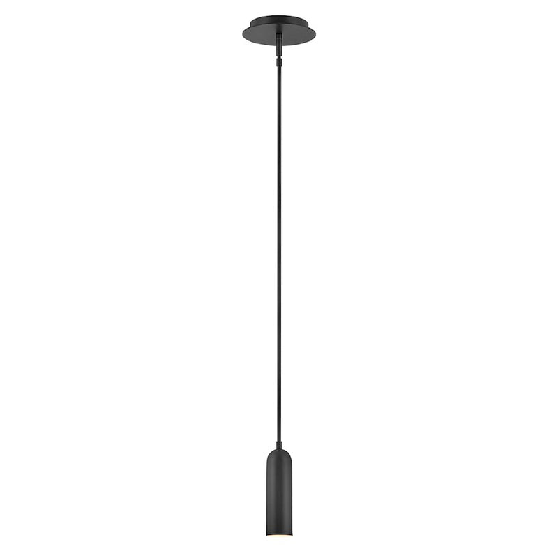 Hinkley Jax 5in 1-Light LED Pendant | Modern Black Steel | Kitchen Island & Dining Room | 580 Lumens 3000K 90 CRI Dimmable | Model 32377BK