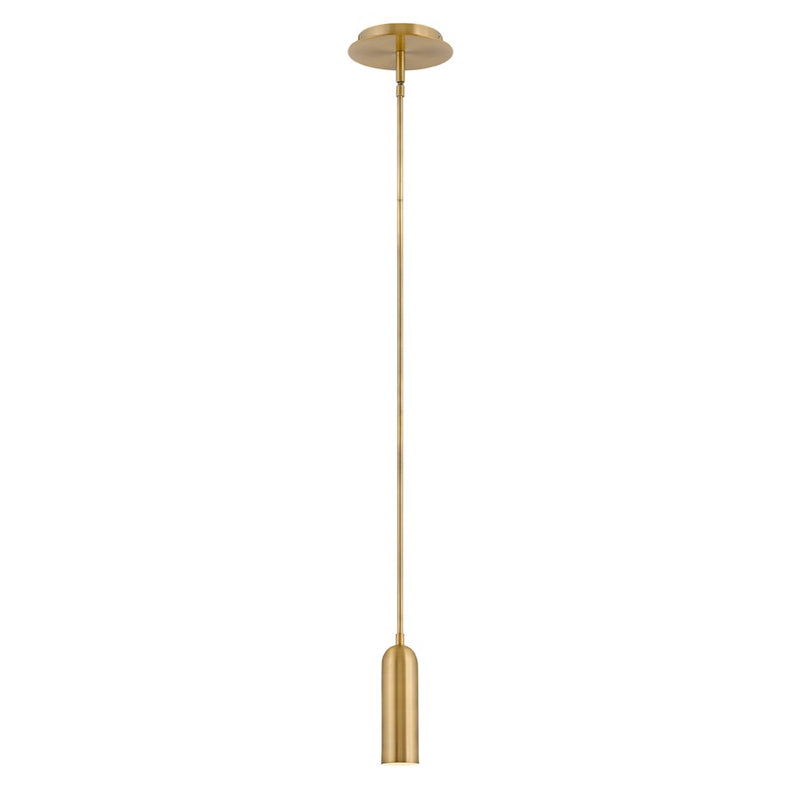 Hinkley Jax 5in 1-Light LED Pendant | Modern Black Steel | Kitchen Island & Dining Room | 580 Lumens 3000K 90 CRI Dimmable | Model 32377BK
