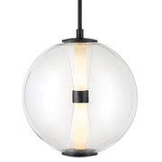 Hinkley Lighting Elin Pendant, Black/Clear - 33107BK