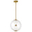 Hinkley Lighting Elin Pendant, Lacquered Brass/Clear