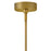 Hinkley Lighting Elin Pendant, Lacquered Brass/Clear