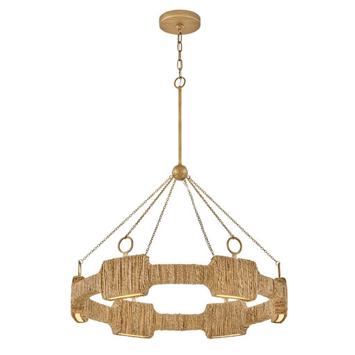 Hinkley Lighting Raffi 36" Chandelier, Burnished Gold - 34106BNG