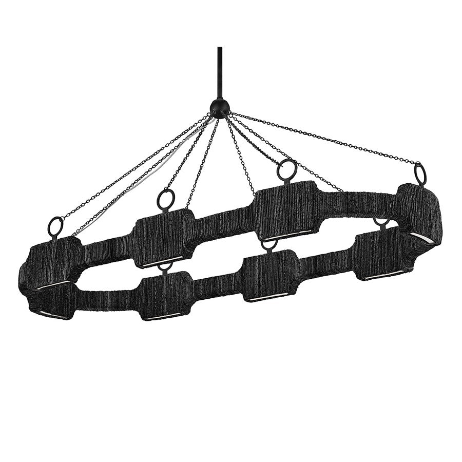Hinkley Lighting Raffi 37" Chandelier, Carbon Black - 34107CBK