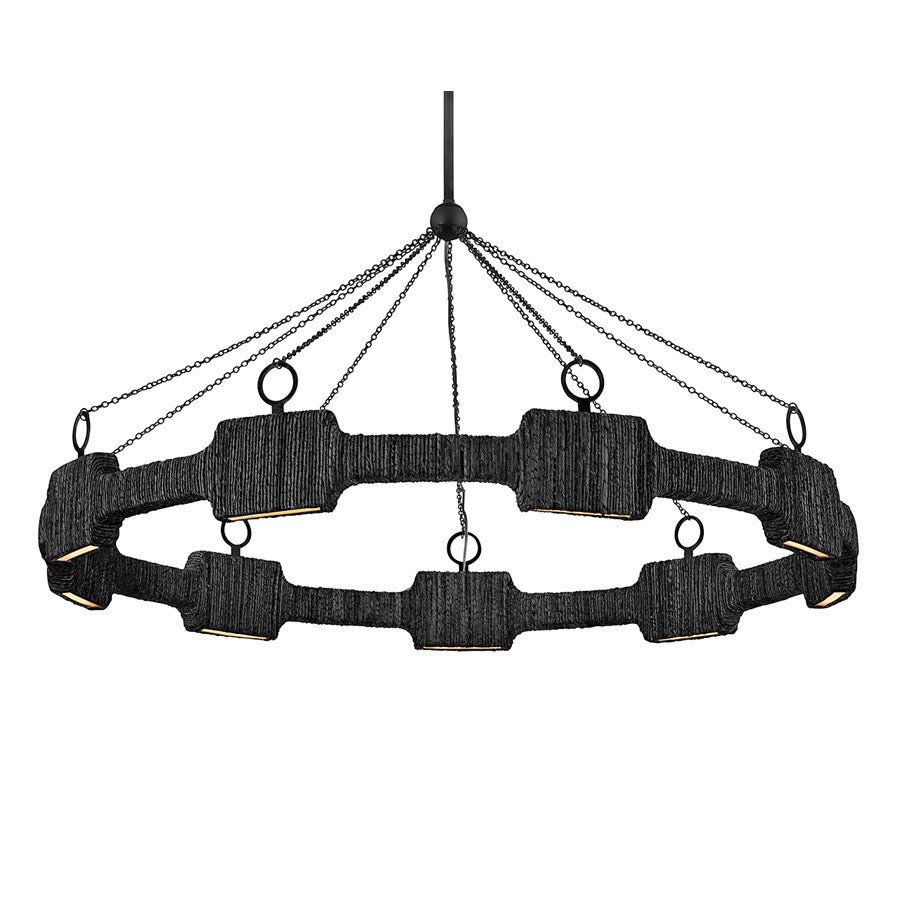 Hinkley Lighting Raffi 39" Chandelier, Carbon Black - 34108CBK