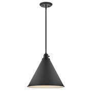 Hinkley Lighting Arti 1 Light Pendant, Black - 3694BK