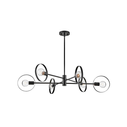 Hinkley Lighting Desi 4 Light Medium Single Tier Foyer , Black - 37294BK