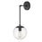 Hinkley Lighting Warby 1 Light Sconce, Black