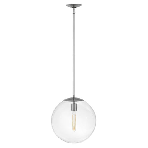 Hinkley Lighting Warby 1 Light Medium Orb Pendant, Clear