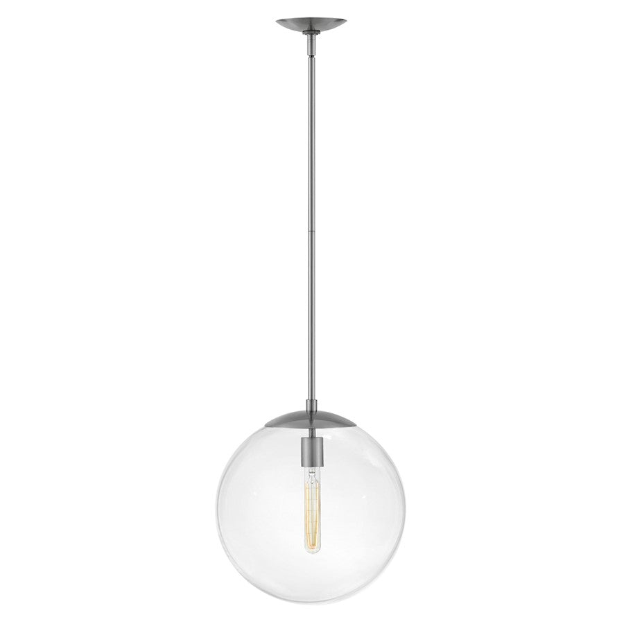 Hinkley Lighting Warby 1 Light Medium Orb Pendant, Clear