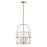 Hinkley Lighting Tournon 3Lt Pendant, Brass/White/Clear Seedy - 38113HB-PT