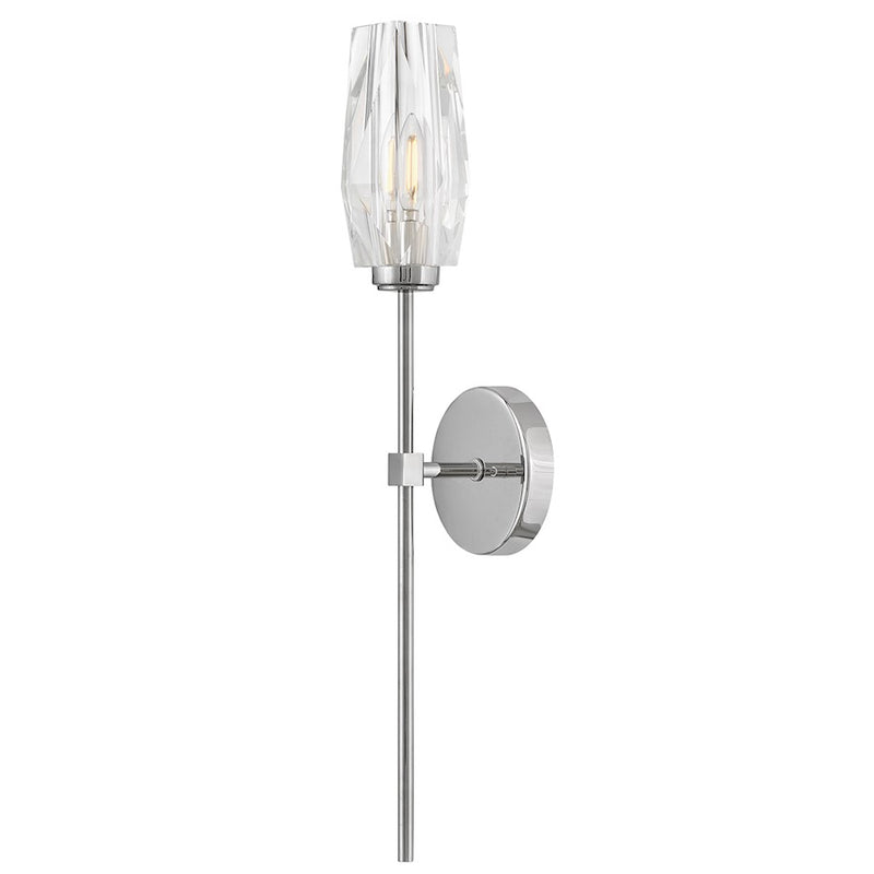 Hinkley Lighting Ana 1 Light Large Sconce, Polished Nickel