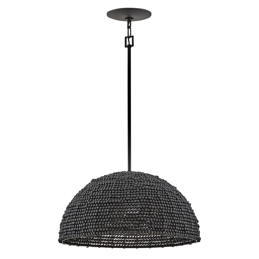 Hinkley Lighting Dalia 1 Light Pendant, Black - 38464BK