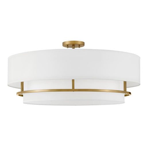 Hinkley Lighting Graham 4Lt Convertible Semi-Flush Mount, Brass - 38895LCB