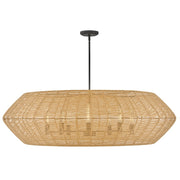 Hinkley Lighting Luca 8 Light Chandelier, Black/Camel - 40386BLK-CML