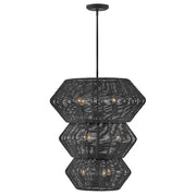 Hinkley Lighting Luca 10 Light Chandelier, Black - 40388BLK