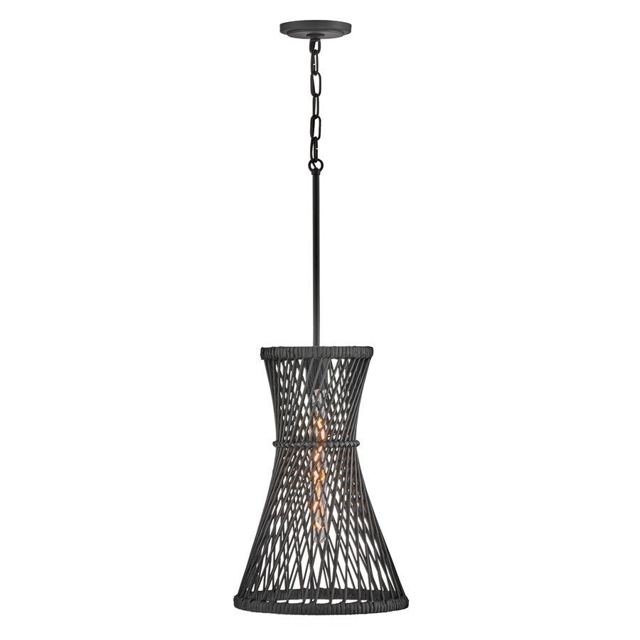 Hinkley Lighting Twyla 1 Light Pendant, Black - 41267BK