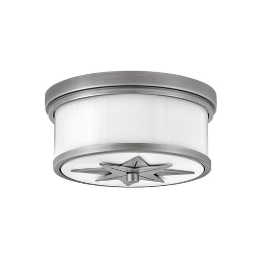 Hinkley Lighting Montrose 2 Light Med Flush Mount, Etched Opal - 42801HB