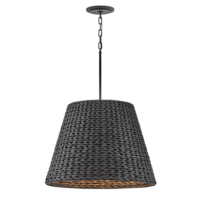 Hinkley Lighting Seabrook 1 Light Chandelier, Black