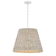 Hinkley Lighting Seabrook 1 Light Chandelier, Textured Plaster - 43224TXP