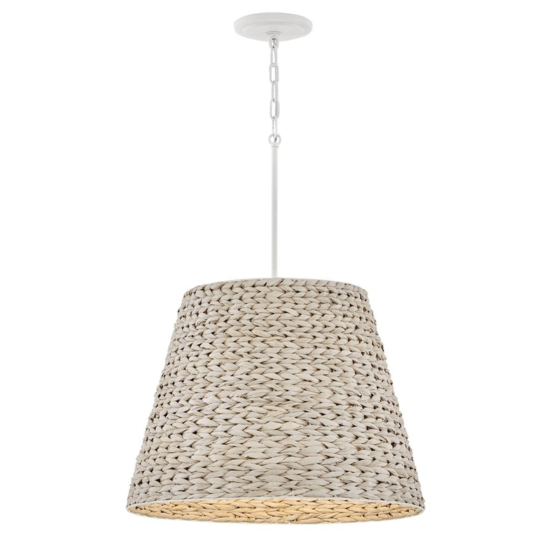 Hinkley Lighting Seabrook 1 Light Chandelier, Textured Plaster - 43224TXP