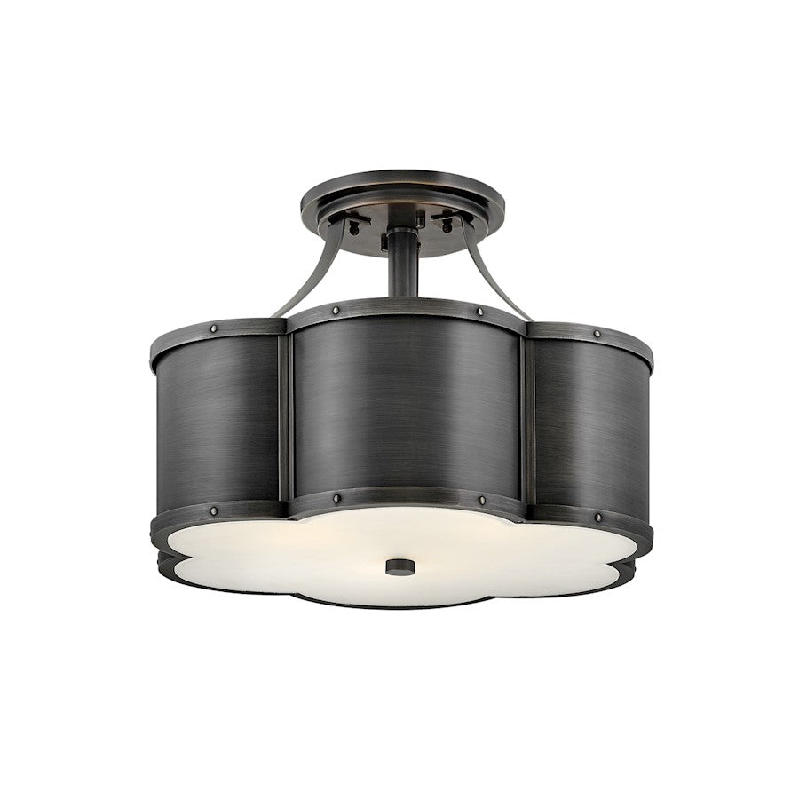 Hinkley Lighting Chance 3 Light Semi-Flush Mount