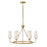 Hinkley Lighting Lewis 6 Light Chandelier, Heritage Brass - 45006HB