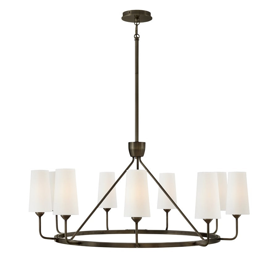 Hinkley Lighting Lewis 9 Light Chandelier, Black Oxide - 45009BX