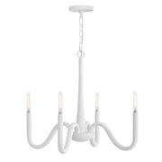 Hinkley Lighting Maris 4 Light Chandelier, Textured Plaster - 45015TXP