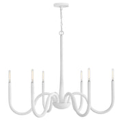 Hinkley Lighting Maris 6 Light Chandelier, Textured Plaster - 45016TXP
