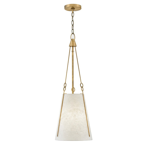 Hinkley Lighting Danvers 1 Light Pendant, Lacquered Dark Brass - 45027LDB