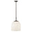 Hinkley Lighting Willa 1Lt Pendant, Ceiling, Black Oxide/Cased Opal - 45097BX