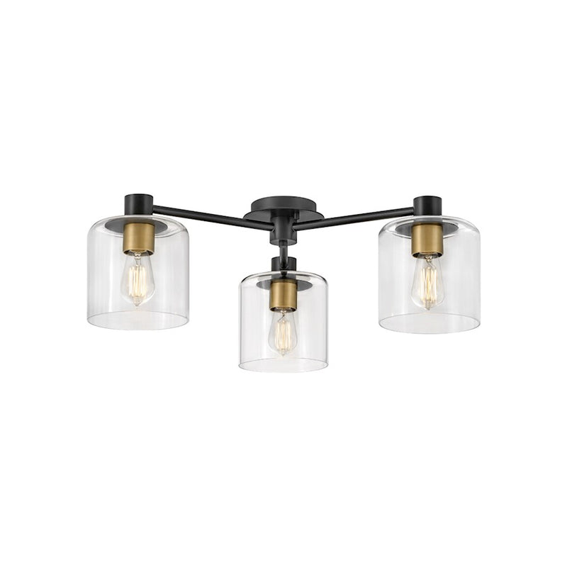 Hinkley Lighting Axel 3 Light Large Semi-Flush Mount