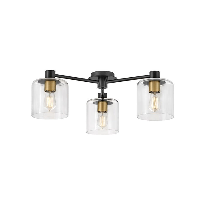Hinkley Lighting Axel 3 Light Large Semi-Flush Mount