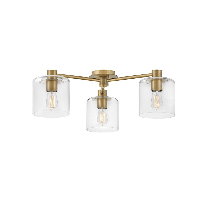 Hinkley Lighting Axel 3 Light Large Semi-Flush Mount