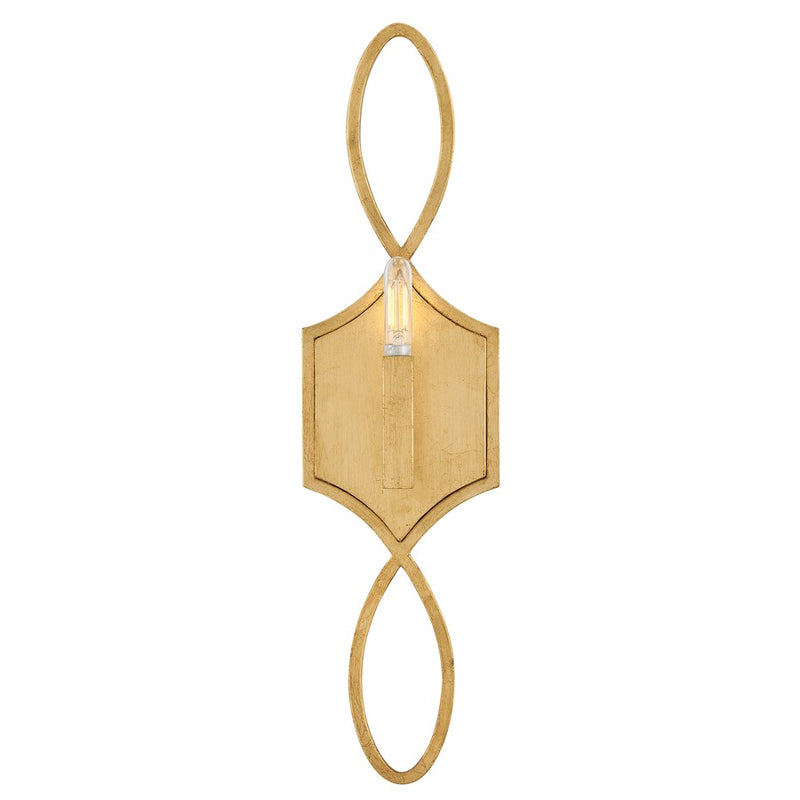 Hinkley Lighting Leona 1 Light Sconce, Distressed Brass