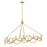 Hinkley Lighting Leona 8 Light 44" Chandelier, Distressed Brass - 45785DA