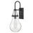 Hinkley Lighting Eloise 1 Light Wall Mount, Black/Clear - 46050BK