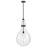 Hinkley Lighting Eloise 1 Light 31" Pendant, Black/Clear - 46054BK