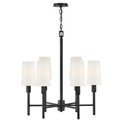 Hinkley Lighting Fenwick 6 Light Chandelier, Black - 46455BK