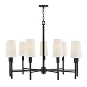 Hinkley Lighting Fenwick 9 Light Chandelier, Black - 46456BK