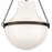 Hinkley Collins 1Lt 18" Semi-Flush Mount, Black Oxide/Cased Opal