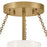 Hinkley Lighting Collins 1Lt 18" Semi-Flush Mount, Brass/Cased Opal